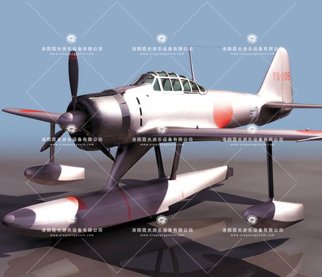 冯坡镇3D模型飞机_